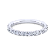 14K White Gold Diamond Matching Wedding Band