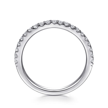 14K White Gold Diamond Matching Wedding Band