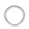 14K White Gold Diamond Matching Wedding Band - 0.3 ct