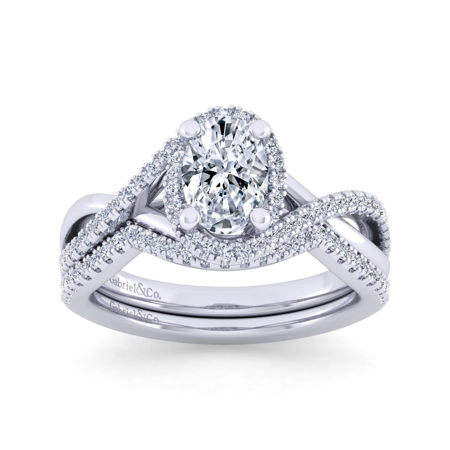 14K White Gold Diamond Matching Wedding Band - 0.15 ct - Shot 4