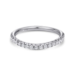 14K White Gold Diamond Matching Wedding Band
