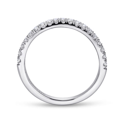 14K White Gold Diamond Matching Wedding Band