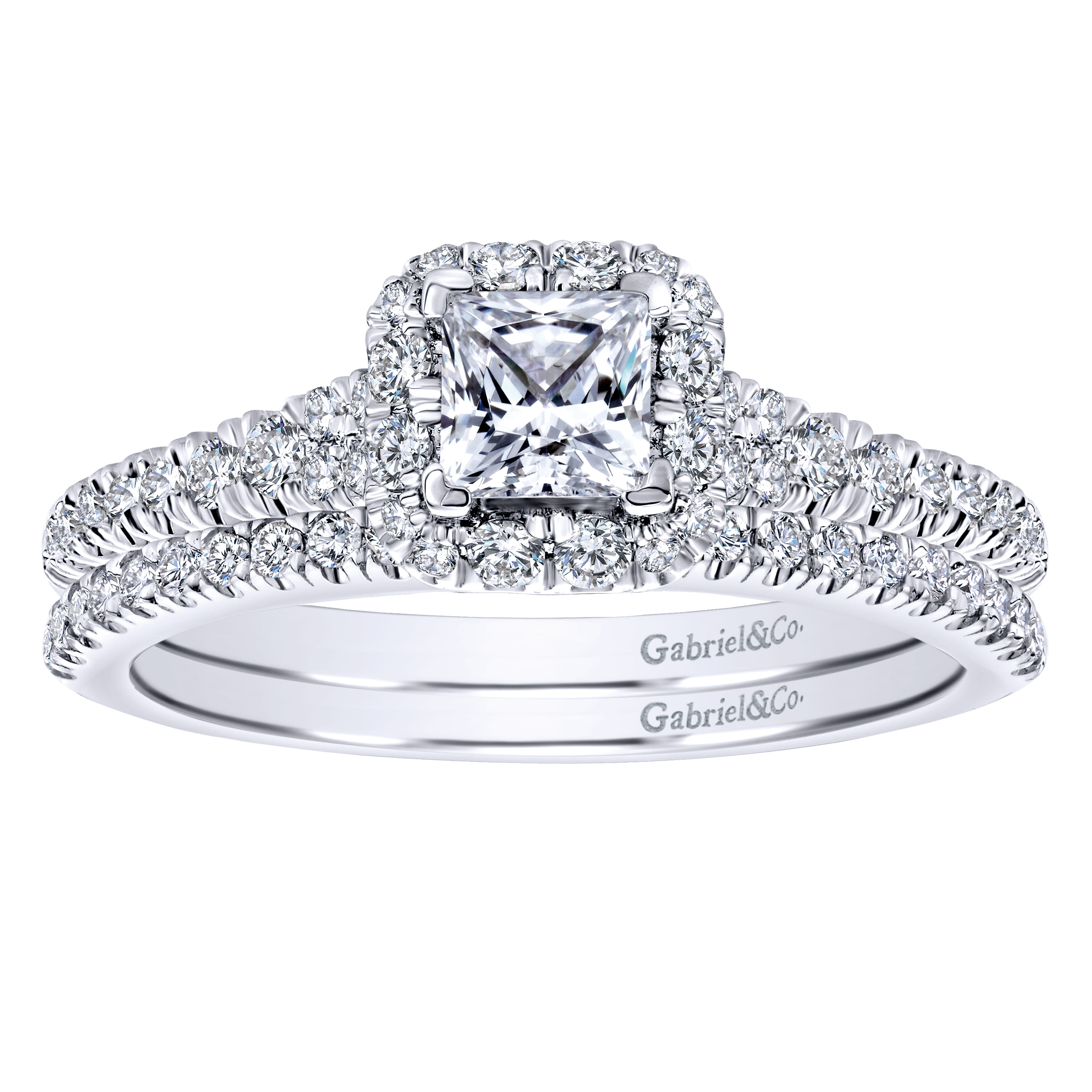 14K White Gold Diamond Matching Wedding Band - 0.13 ct - Shot 4