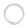 14K White Gold Diamond Matching Wedding Band