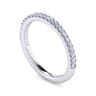 14K White Gold Diamond Matching Wedding Band