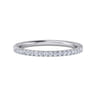 14K White Gold Diamond Matching Wedding Band - 0.28 ct