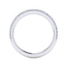 14K White Gold Diamond Matching Wedding Band - 0.28 ct