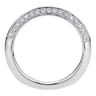 14K White Gold Diamond Matching Wedding Band