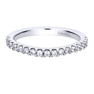 14K White Gold Diamond Matching Wedding Band
