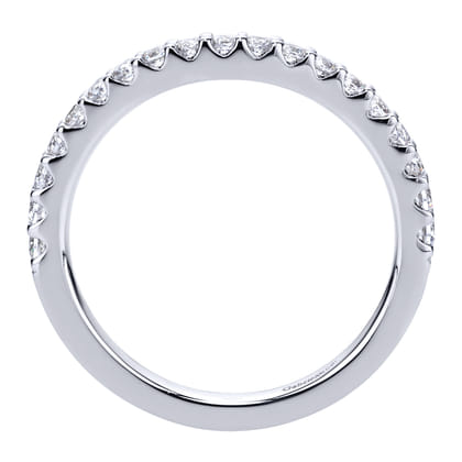 14K White Gold Diamond Matching Wedding Band