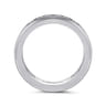 14K White Gold Diamond Men's Band - 1 ct
