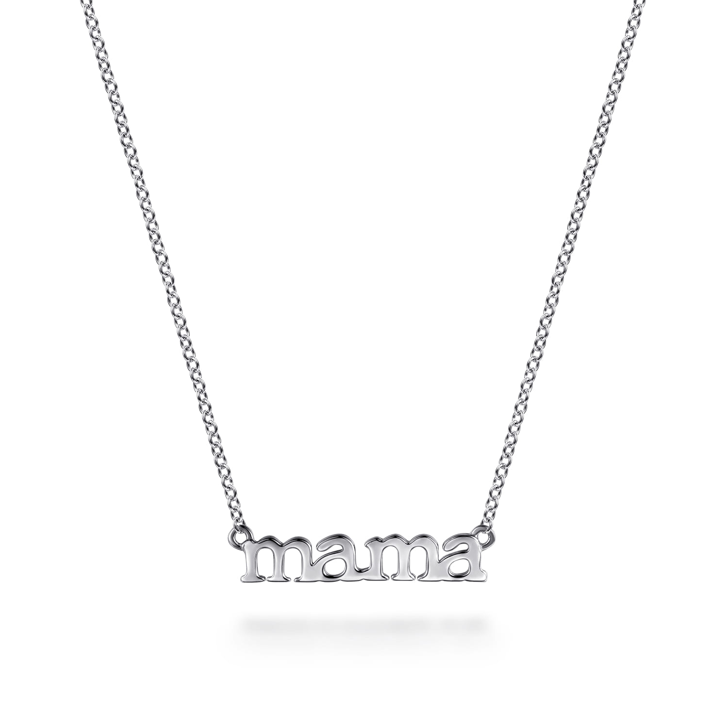 14K White Gold Diamond Necklace - Shot 1