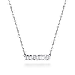 14K White Gold Diamond Necklace