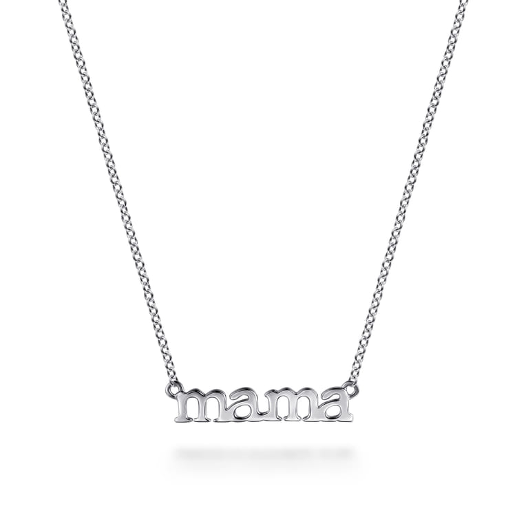 14K White Gold Diamond Necklace - Shot 1