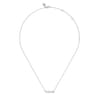 14K White Gold Diamond Necklace