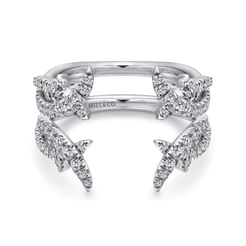 14K White Gold Diamond Ring Enhancer