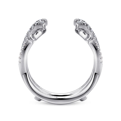 14K White Gold Diamond Ring Enhancer
