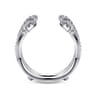 Enhancer Wedding Ring in 14k White Gold with Round Natural Diamond at Gabriel & Co.
