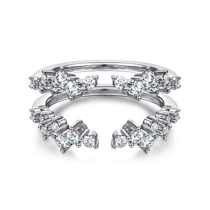 14K White Gold Diamond Ring Enhancer