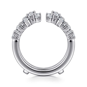 14K White Gold Diamond Ring Enhancer