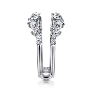 14K White Gold Diamond Ring Enhancer
