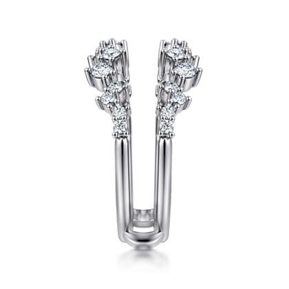 14K White Gold Diamond Ring Enhancer