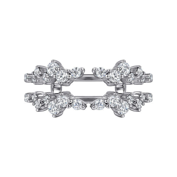 14K White Gold Diamond Ring Enhancer @ $3150. Shop Jewelry | Gabriel & Co.
