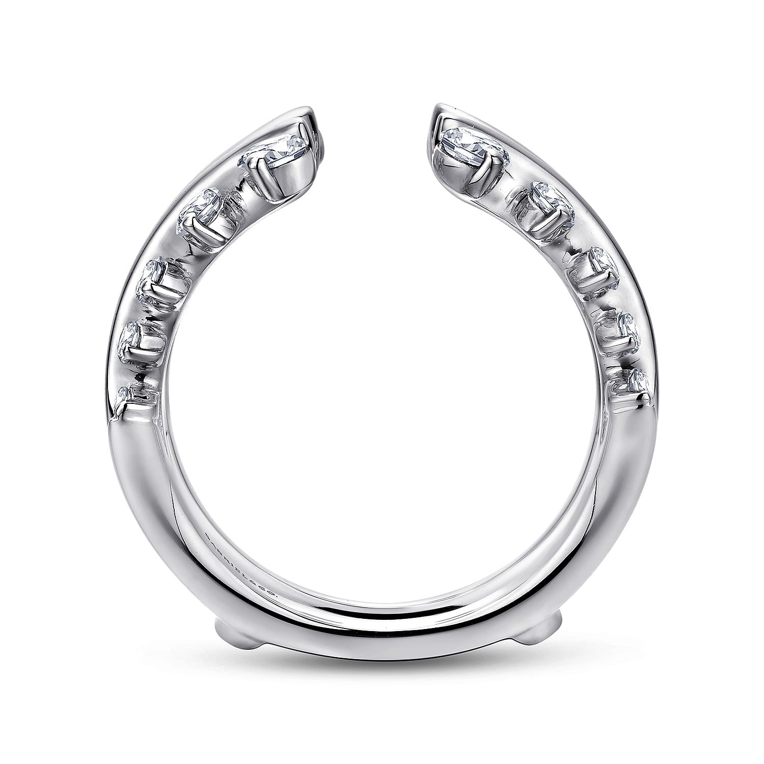 14K White Gold Diamond Ring Enhancer - 0.8 ct - Shot 2