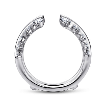 14K White Gold Diamond Ring Enhancer