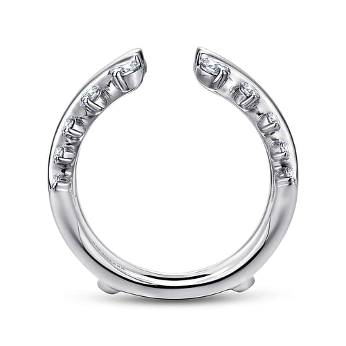 14K White Gold Diamond Ring Enhancer - 0.8 ct - Shot 2