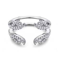 14K White Gold Diamond Ring Enhancer