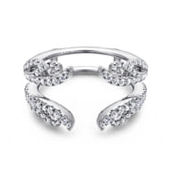 14K White Gold Diamond Ring Enhancer