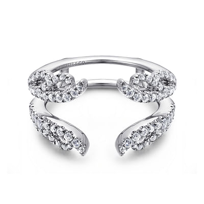 14K White Gold Diamond Ring Enhancer