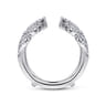 Enhancer Wedding Ring in 14k White Gold with Round  at Gabriel & Co.