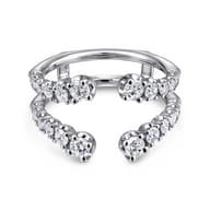 14K White Gold Diamond Ring Enhancer