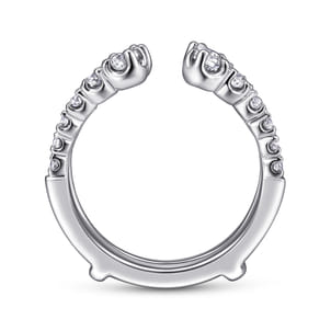 14K White Gold Diamond Ring Enhancer
