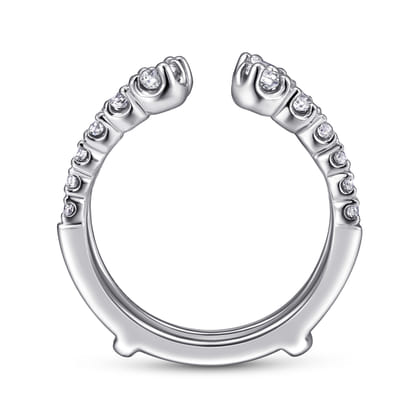 14K White Gold Diamond Ring Enhancer