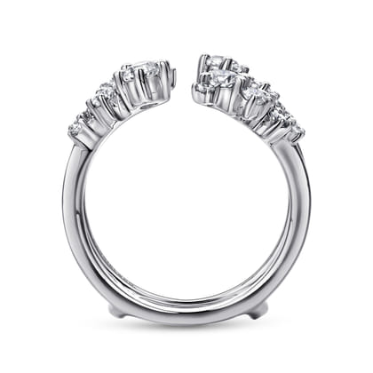 14K White Gold Diamond Ring Enhancer