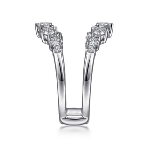 14K White Gold Diamond Ring Enhancer