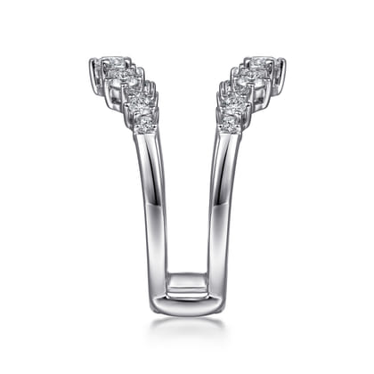 14K White Gold Diamond Ring Enhancer