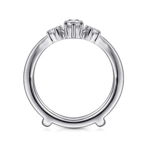 14K White Gold Diamond Ring Enhancer
