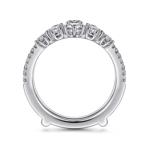14K White Gold Diamond Ring Enhancer