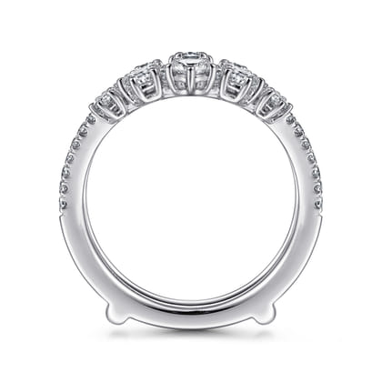 14K White Gold Diamond Ring Enhancer