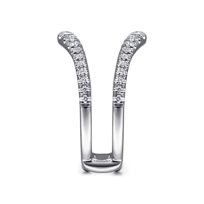 14K White Gold Diamond Ring Enhancer