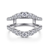 14K White Gold Diamond Ring Enhancer