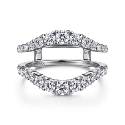 14K White Gold Diamond Ring Enhancer