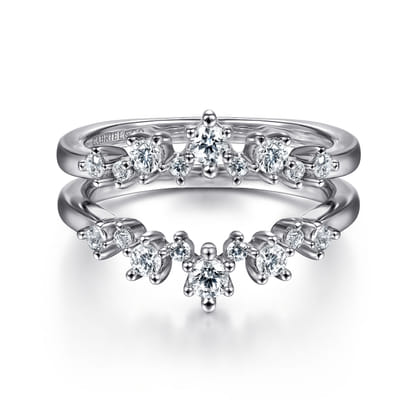 14K White Gold Diamond Ring Enhancer