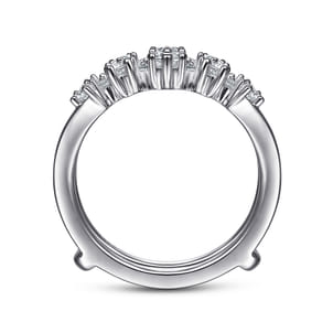 14K White Gold Diamond Ring Enhancer
