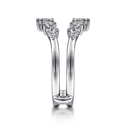 14K White Gold Diamond Ring Enhancer