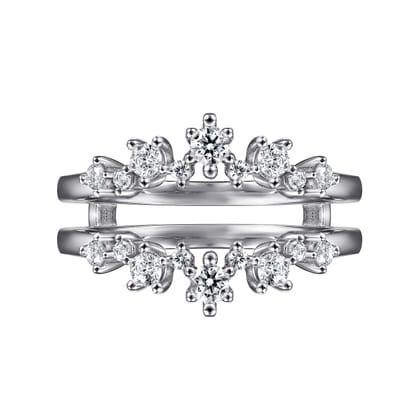 14K White Gold Diamond Ring Enhancer